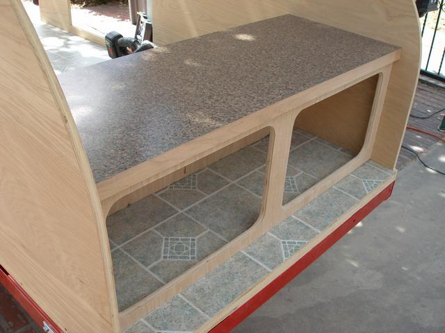 counter fitted