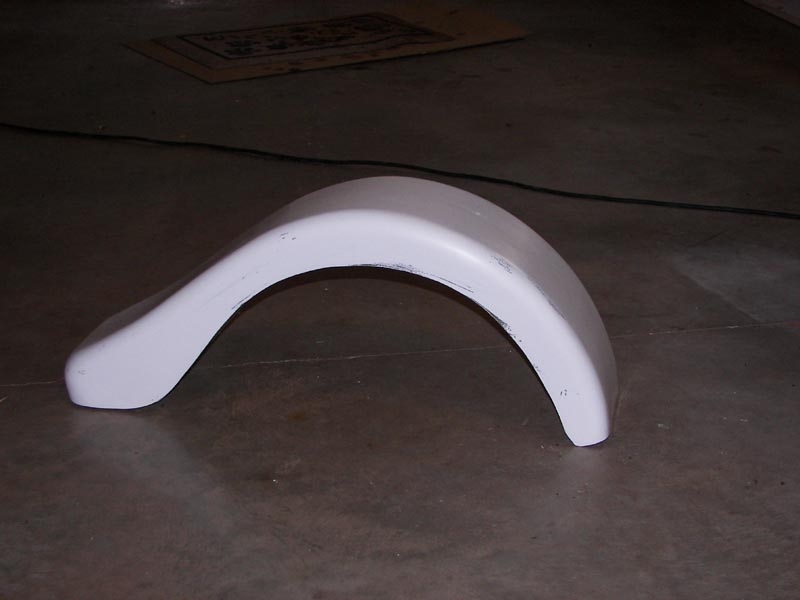 First fender out of mold