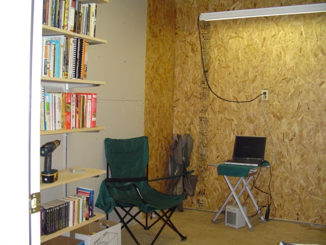 Looking in door to left