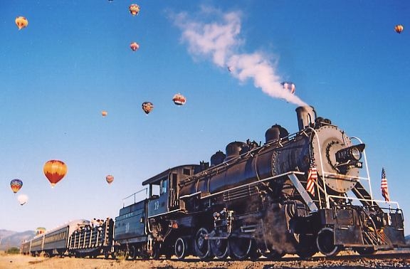 Blue Goose & Balloons