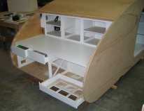 Campster 945 Project, Galley W/Drawers Open