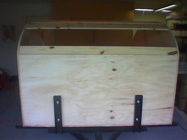 ceiling ribs going in