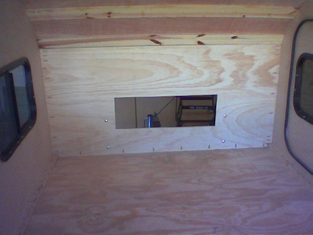 Storage hole cut