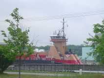 Big Barge in Canal