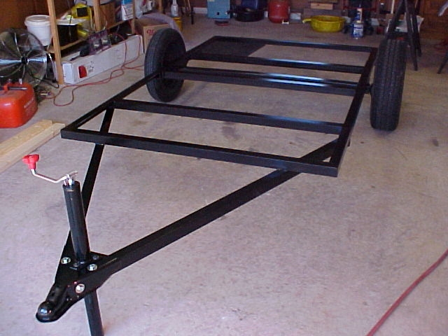 Frame completed and painted