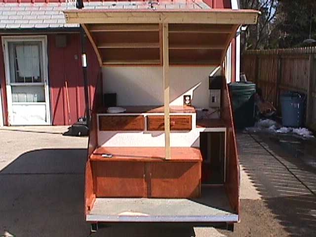 Galley open outside