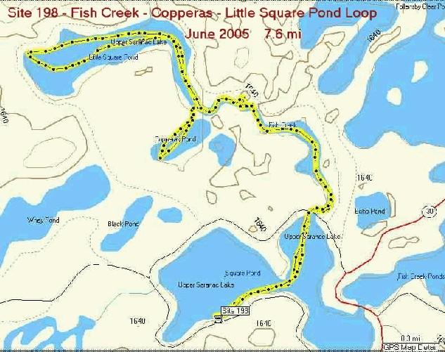 Fish Creek - Copperas Pond - Little Square Pond Loop