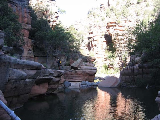 West Clear Creek canyoneering trip