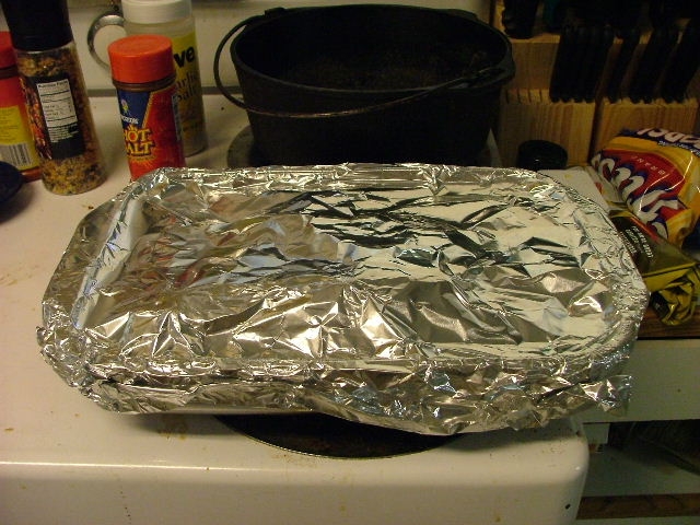 Wrapped in foil