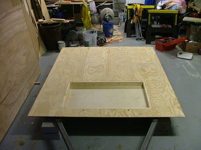 Floor with dropped footwell