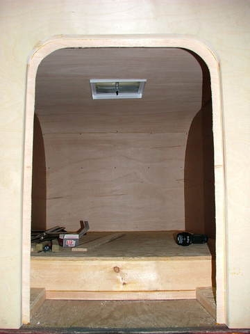Roof vent is in.