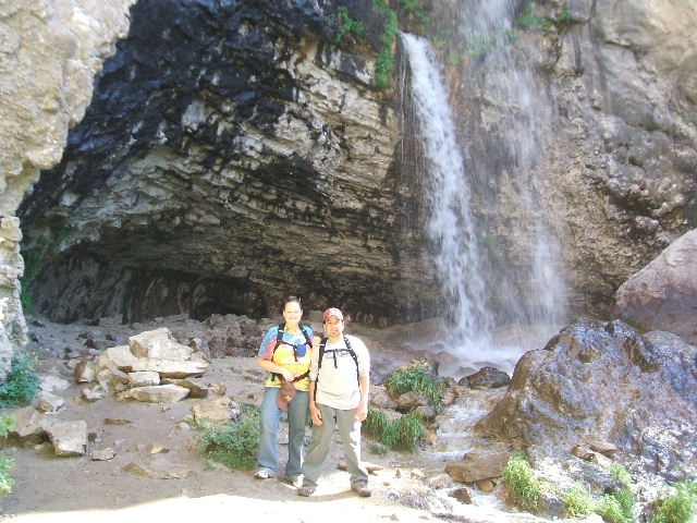 Spouting Rock above Hanging Lake