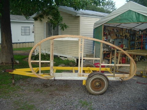 wall frame on the chassis