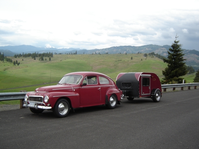 1965 Volvo PV544 & Adventure Teardrop