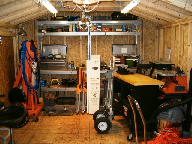 Wood Shop End Wall