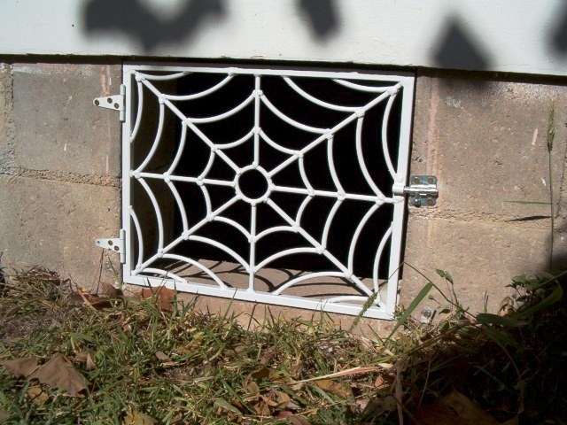 Close Up of the Web Door