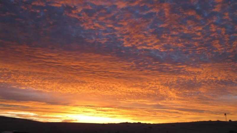 Sunrise at Monahans Sandhills