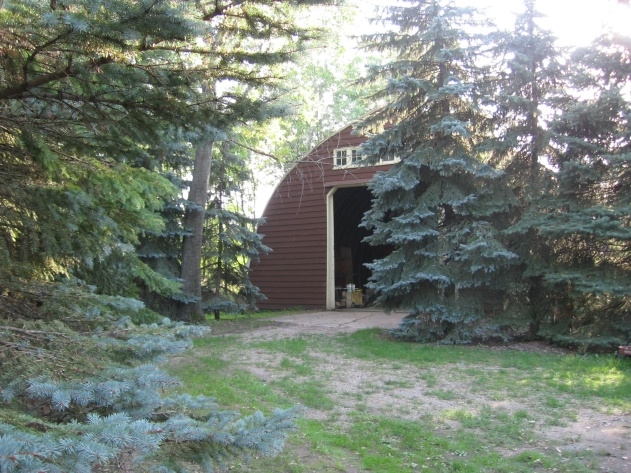 Front of Quonset