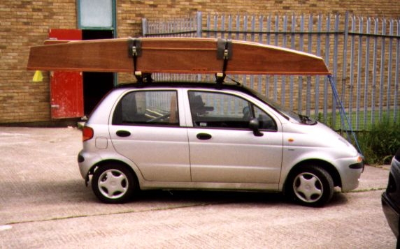 Boat on roofrack