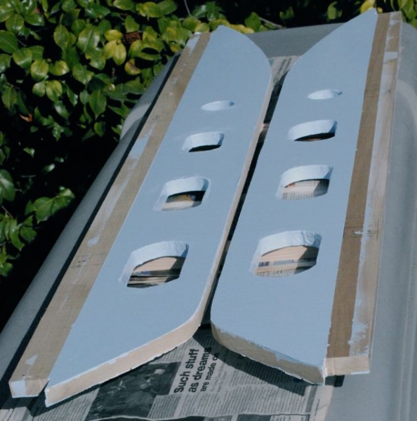 trolley sides painted