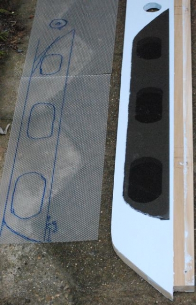 template and cut plexi