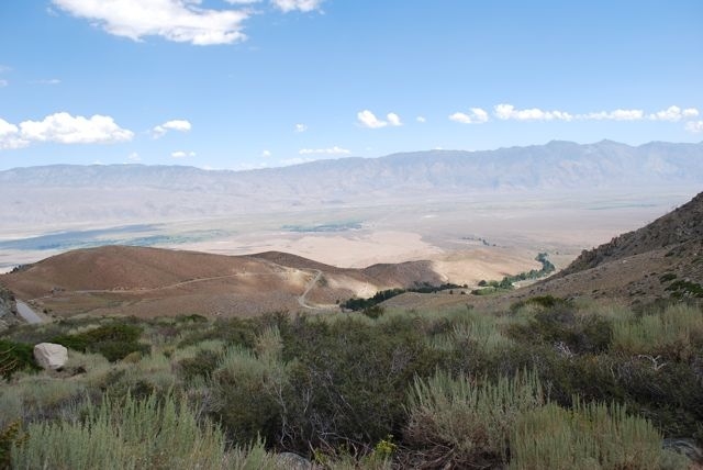 Sierra Mountains looking east