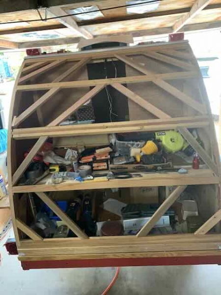 cross bow reinforced galley hatch