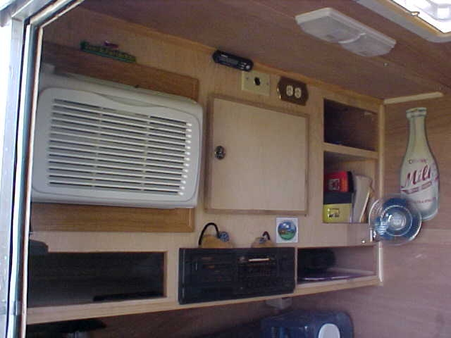 a/c unit in cabinet