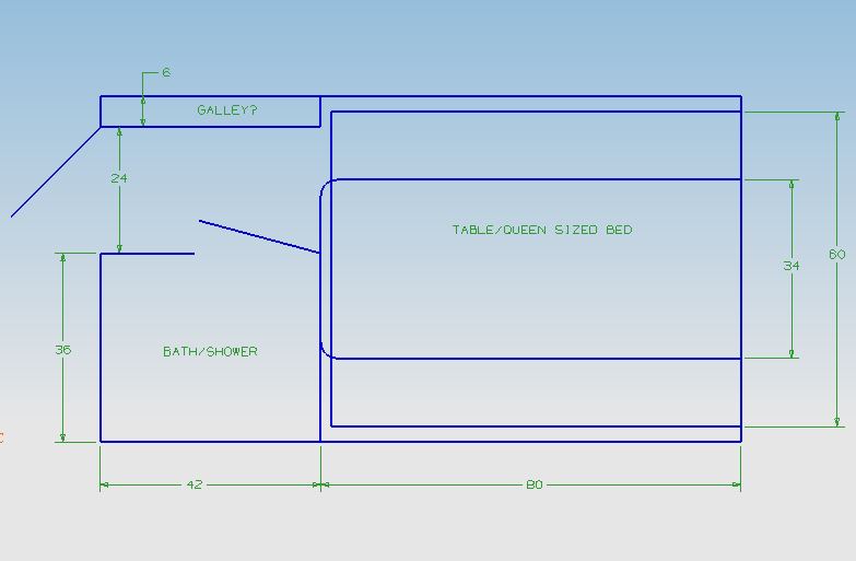 Floorplan with bathroom
