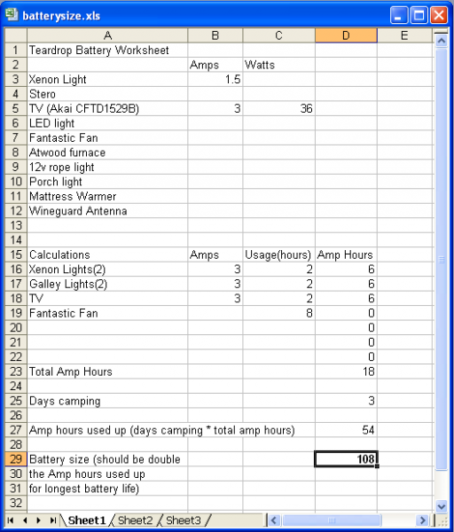 Battery Size