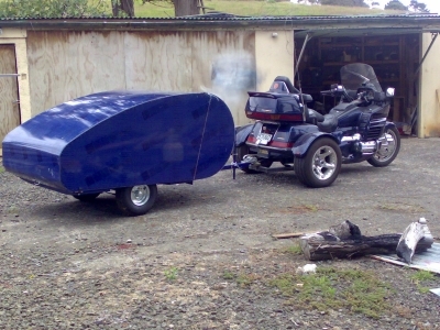 Trike and trailer first hook up