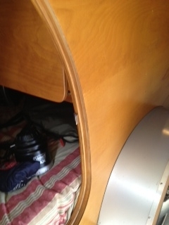 closeup of door frame