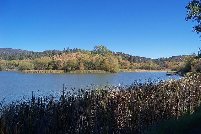 Lake Roberts in the Gila National Forest NE of Silver City, New Mexico