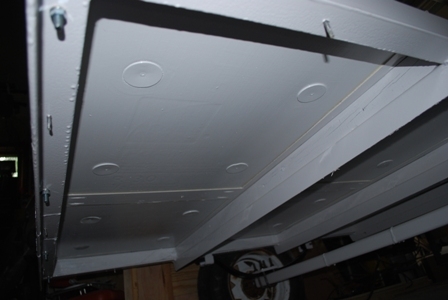 Floor painted & insulated