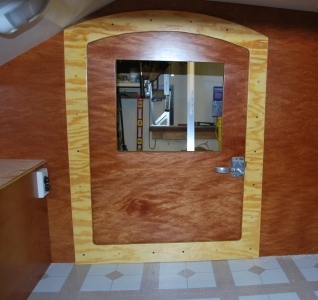 Inside shot at door frame