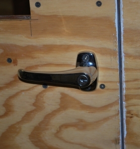 Door Handles Installed