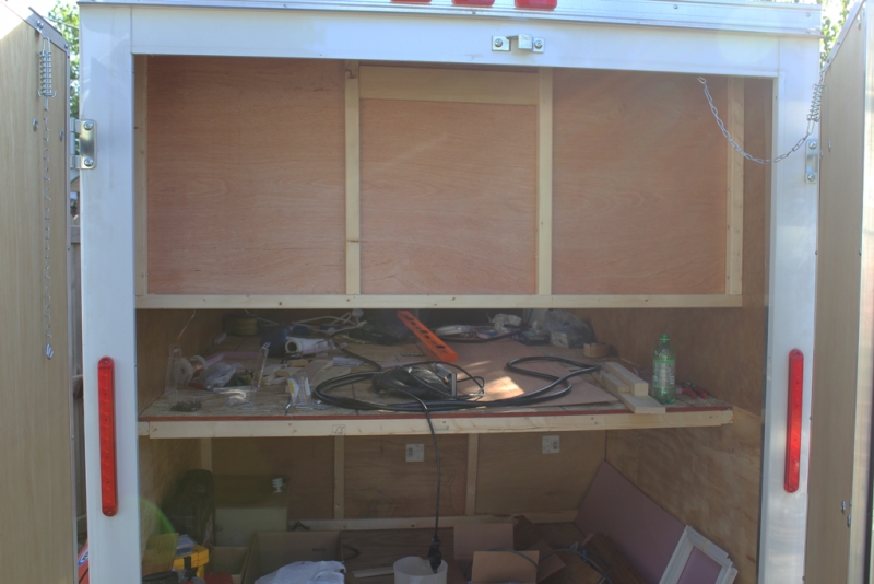 Looking at rear wall in kitchen area