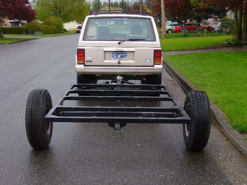 base frame on the jeep