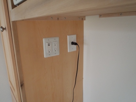 Cabinet outlets