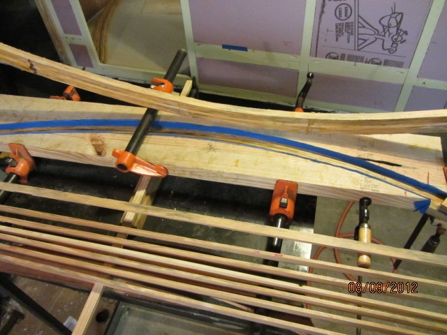 hatch spars - glue laminated