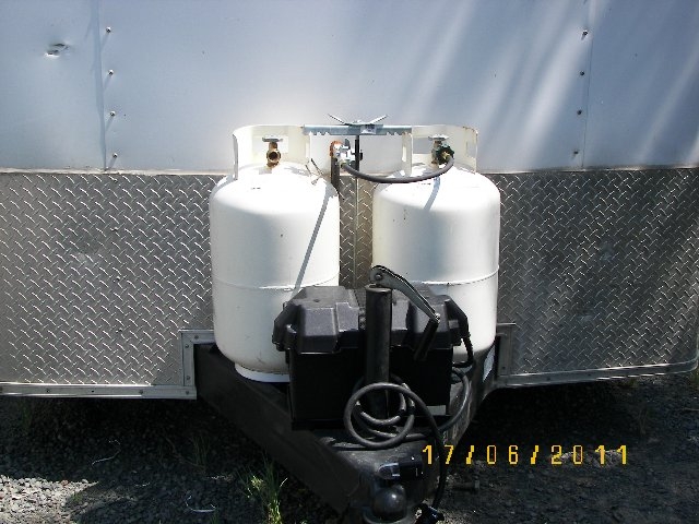 Propane and battery mounting