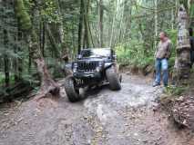 Playing on the trails