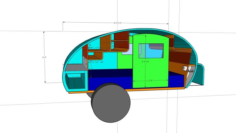 Sketchup side view