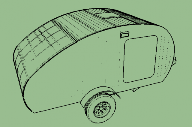 teardrop design