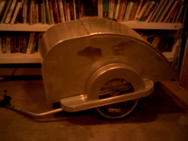 Aluminum bicycle trailer