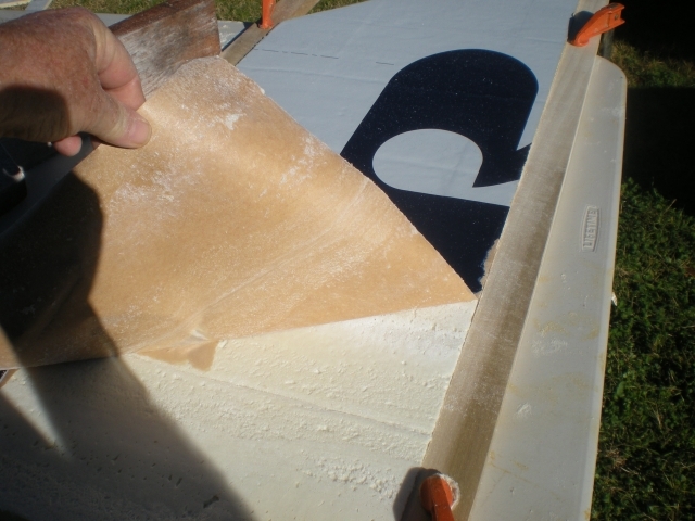 Peel off the backing