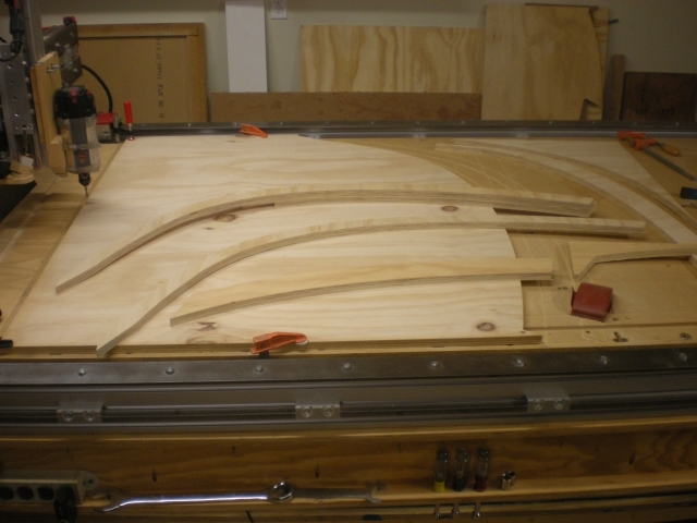 galley top framing pieces