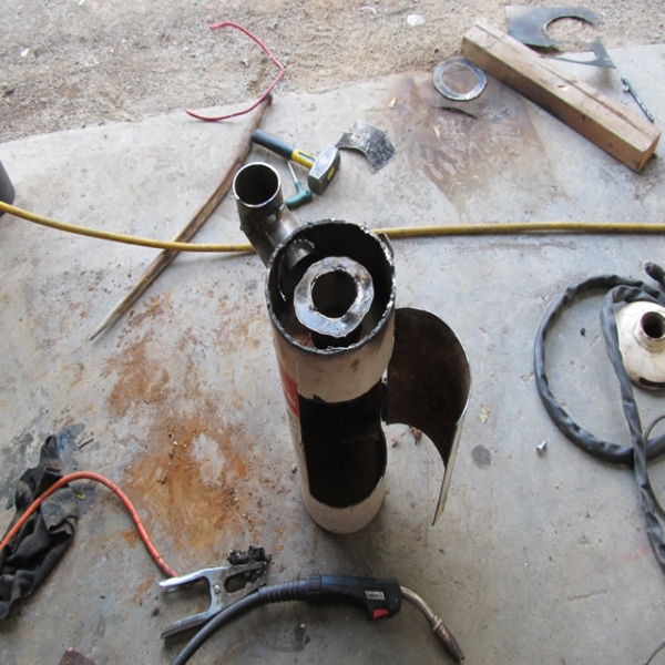 welded to geather