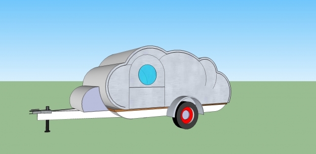 5' wide cloud