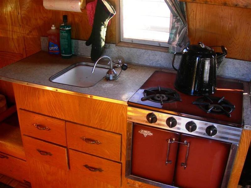 the kitchen